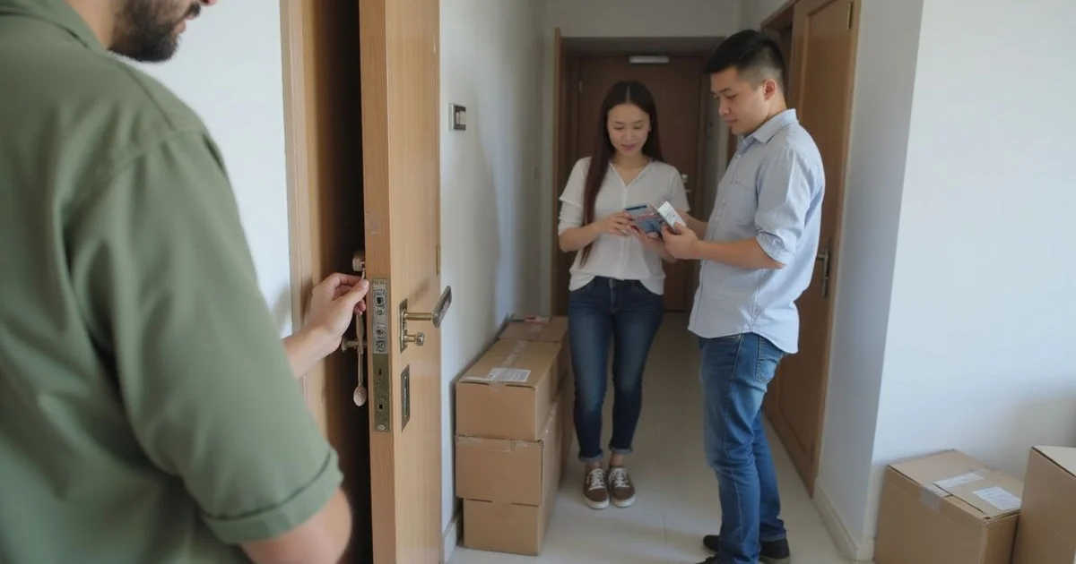 Who's responsible for changing locks when you move into a rental flat in Singapore