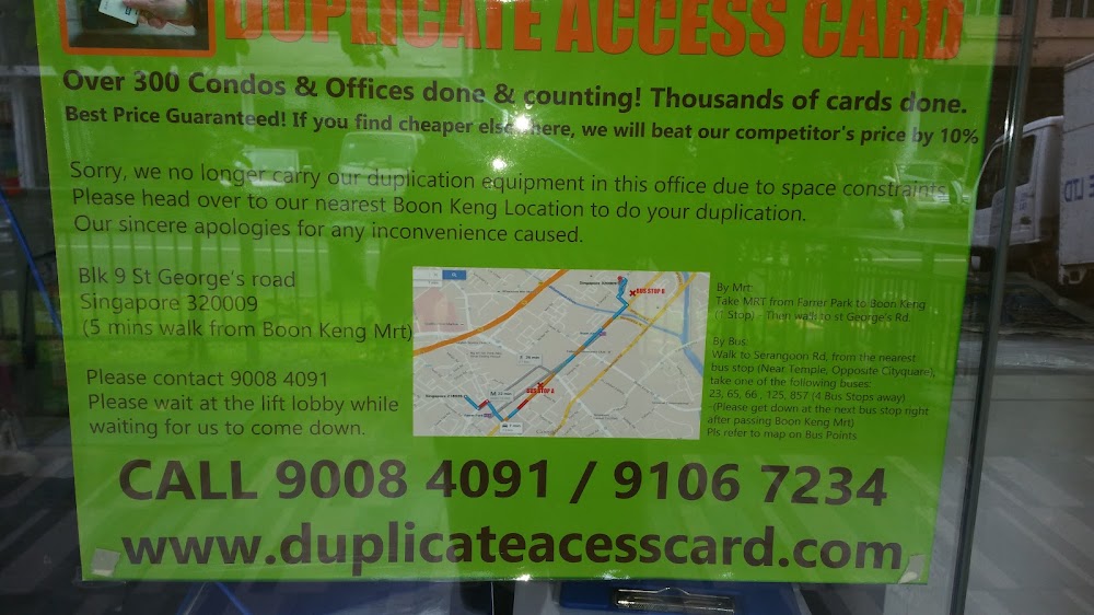 Duplicate Access Card Singapore